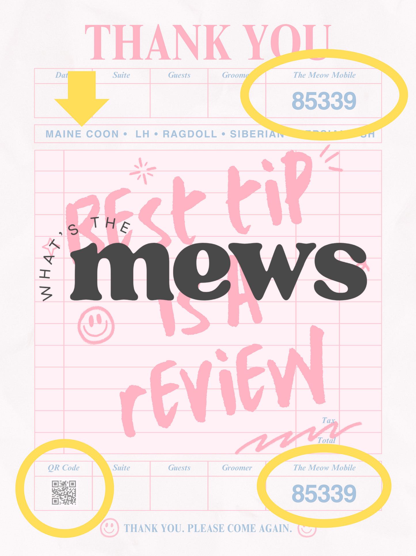 Thank You Review Poster