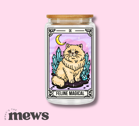 Feline Magical Glass Tumbler