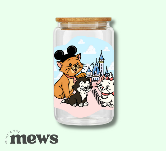 Magical Cat Groomer Glass Tumbler