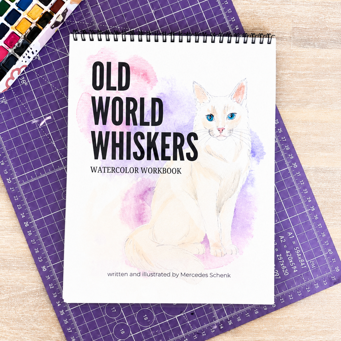 Cat Breeds Watercolor Workbooks