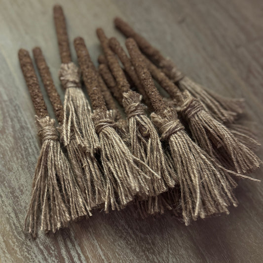 Feline Spooky Witch's Broom