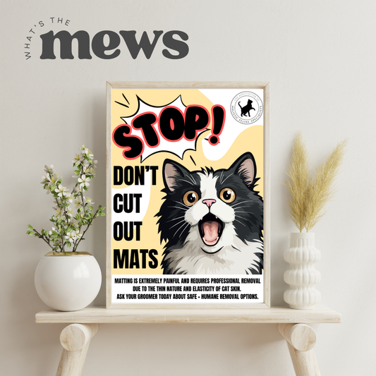 Don't Cut Out Mats Poster